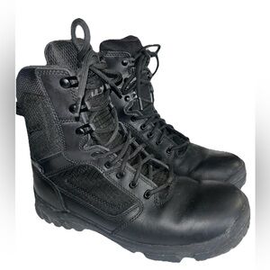 DANNER® LOOKOUT EMS/CSA SIDE-ZIP 8" BLACK NMT TACTICAL BOOTS Men’s 7.5 Nice!